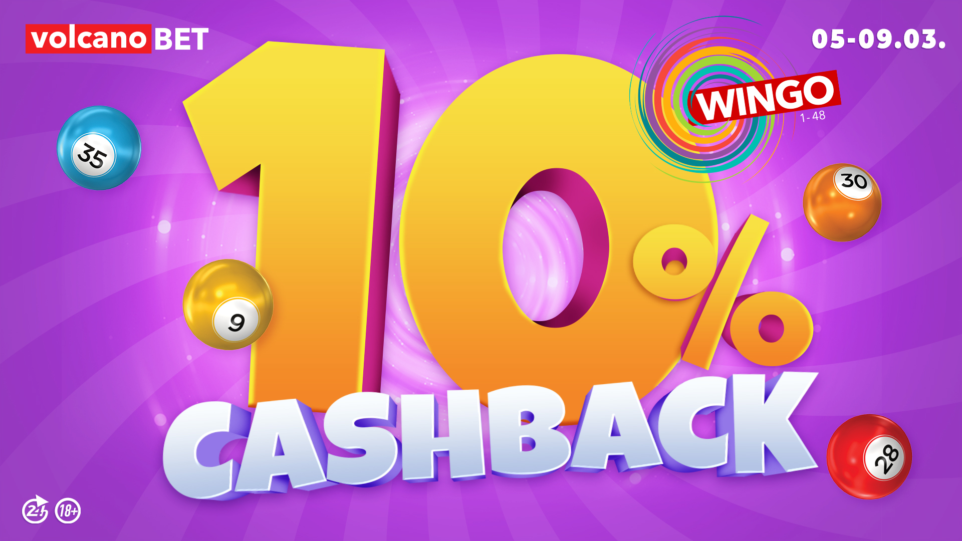 Wingo CashBack Mart Promo volcano