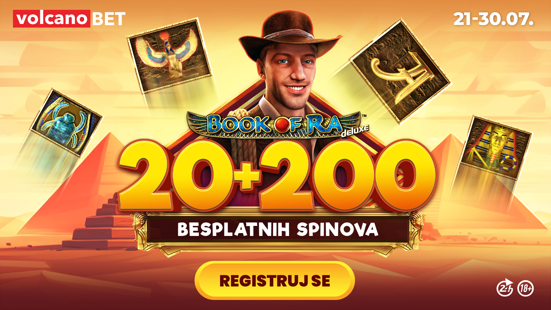 20+200 Besplatnih Spinova