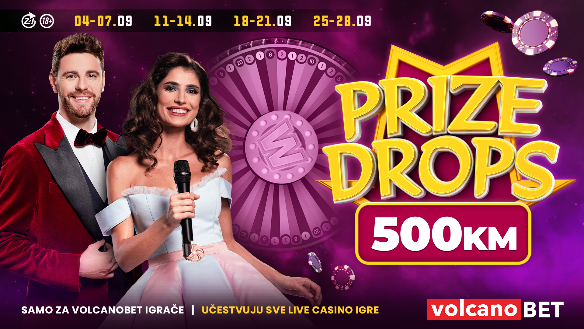 Live Casino Prize Drops