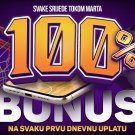 100% Bonus na depozit Mart